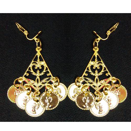 Golden earrings (plugged)